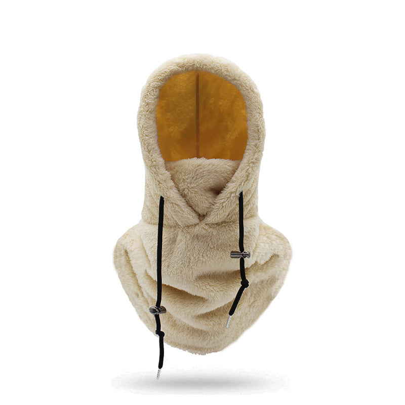 🔥Unisex varmt skjerf med skihette🧣-16