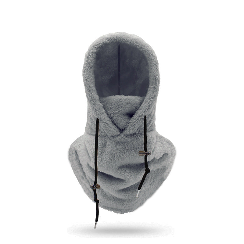 🔥Unisex varmt skjerf med skihette🧣-19