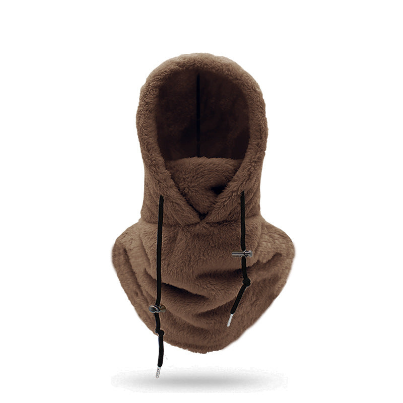 🔥Unisex varmt skjerf med skihette🧣-20