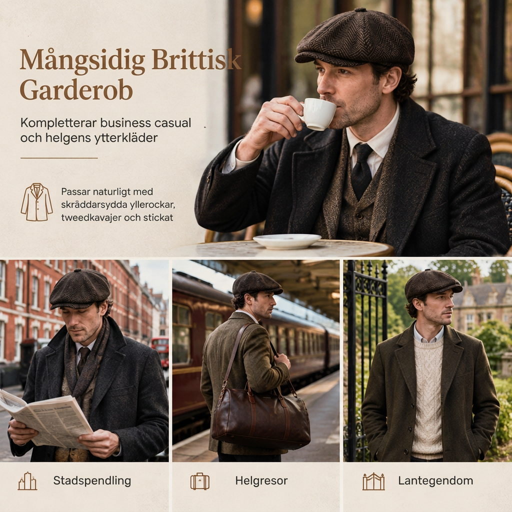 🧢 Vintage brittisk stil tidningspojkskeps för män och kvinnor, klassisk avslappnad flat cap, åttakantig basker-5