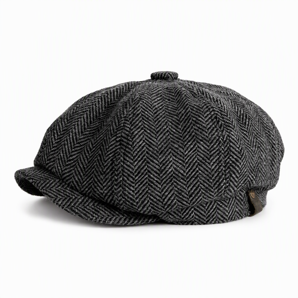 🧢 Vintage brittisk stil tidningspojkskeps för män och kvinnor, klassisk avslappnad flat cap, åttakantig basker-8