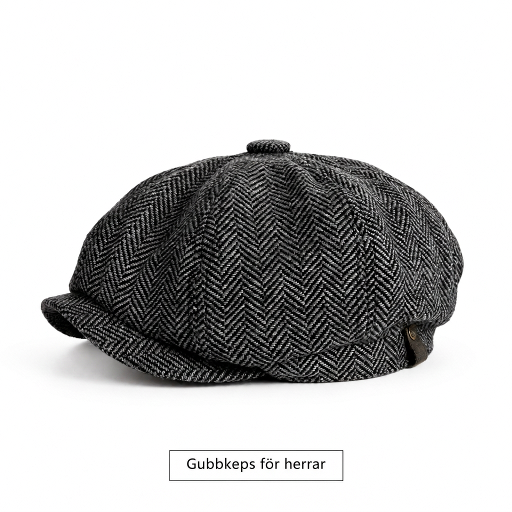 🧢 Vintage brittisk stil tidningspojkskeps för män och kvinnor, klassisk avslappnad flat cap, åttakantig basker-9