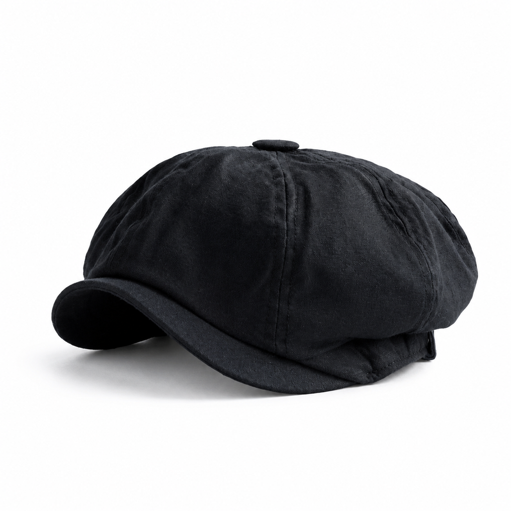 🧢 Vintage brittisk stil tidningspojkskeps för män och kvinnor, klassisk avslappnad flat cap, åttakantig basker-13