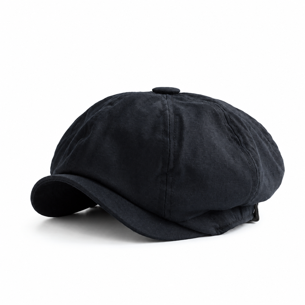 🧢 Vintage brittisk stil tidningspojkskeps för män och kvinnor, klassisk avslappnad flat cap, åttakantig basker-14