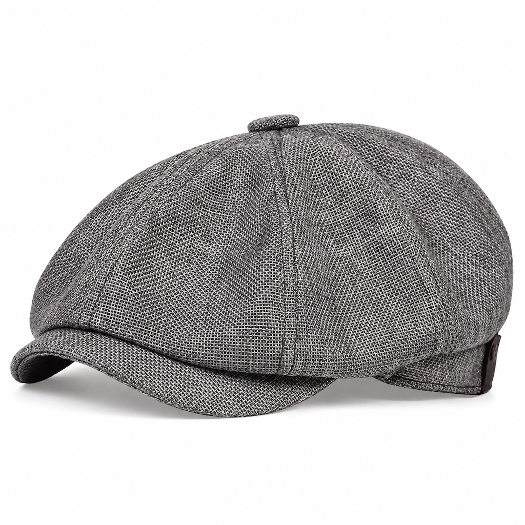 🧢 Vintage brittisk stil tidningspojkskeps för män och kvinnor, klassisk avslappnad flat cap, åttakantig basker-16