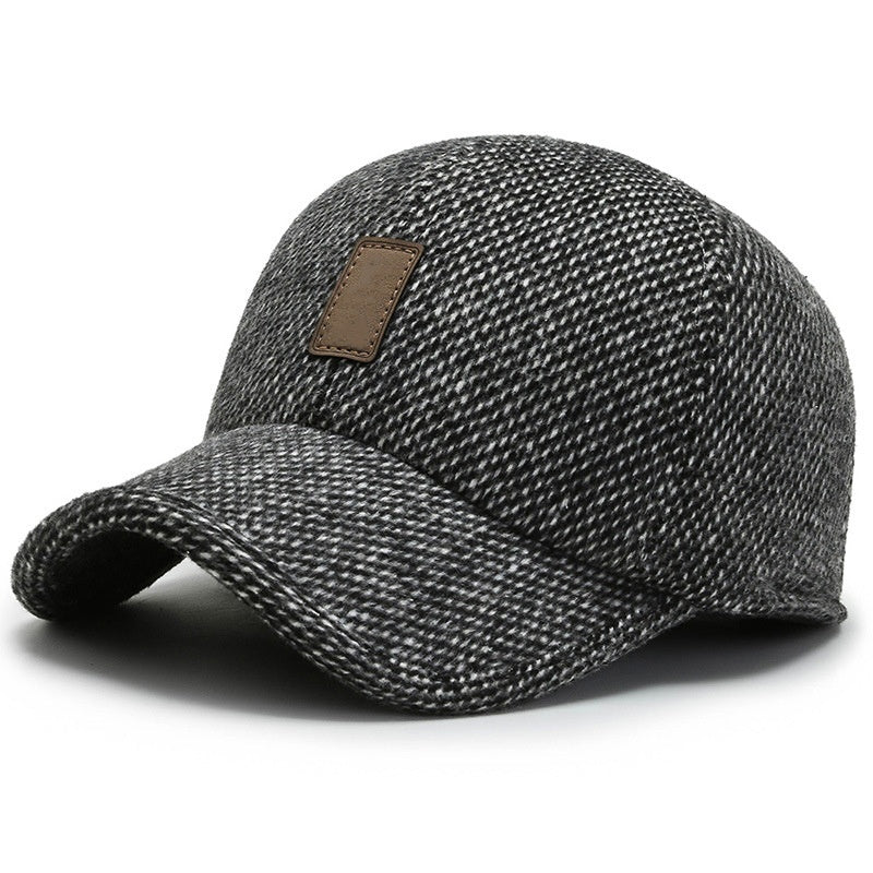 🧢 Klassisk vinterkeps för män med dolda öronlappar – Värmer i minusgrader-10