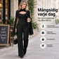 🚚 Fri frakt på just den här produkten!  🖤 Glittrig jumpsuit med kapärmar för damer✨-4
