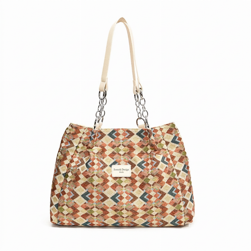 👜 50% RABATT NU! 🐆 Dam Elegant Handväska – Stor Kapacitet, Leopardprint & Mångsidig – Rymlig Tote För Arbete, Pendling & Vardagsliv ✨-12