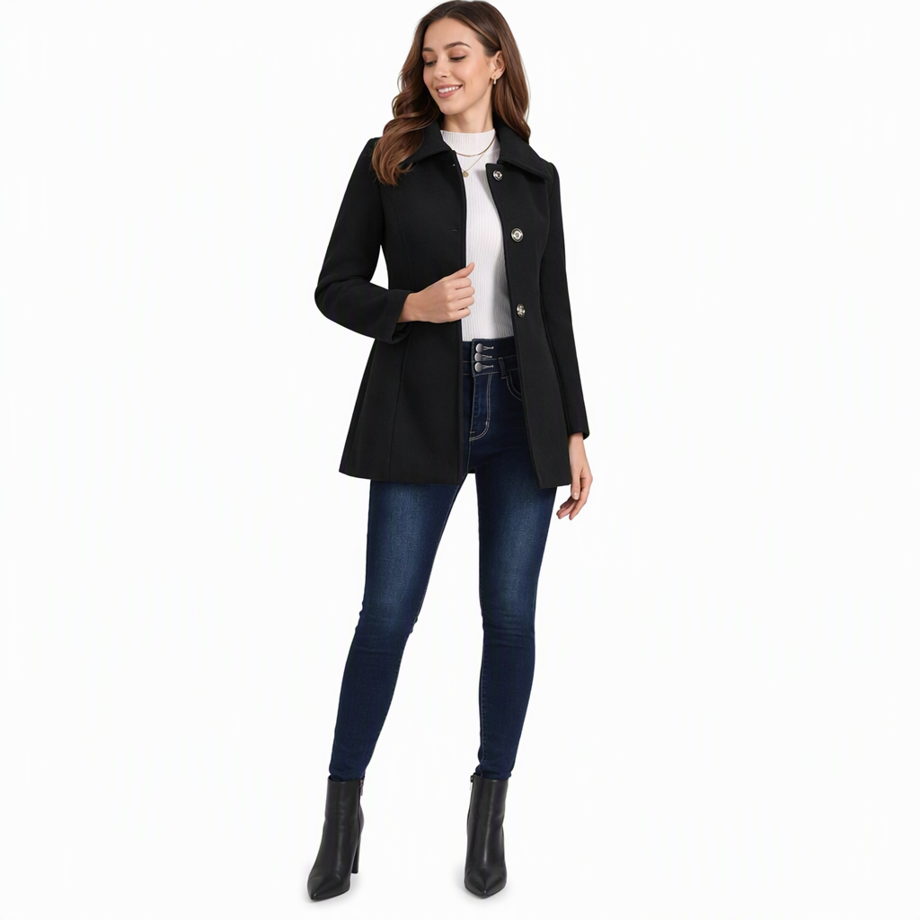 🚚 Fri frakt på just den här produkten!  📢🎉50 % rabatt!!!🛍️✨Elegant trenchcoat i medeltida rutmönster för damer, perfekt för både höst och vinter-9