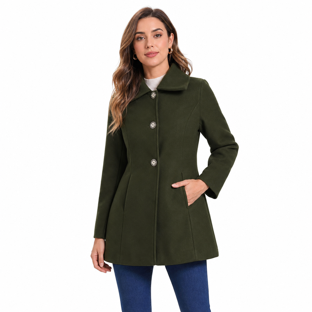 🚚 Fri frakt på just den här produkten!  📢🎉50 % rabatt!!!🛍️✨Elegant trenchcoat i medeltida rutmönster för damer, perfekt för både höst och vinter-11
