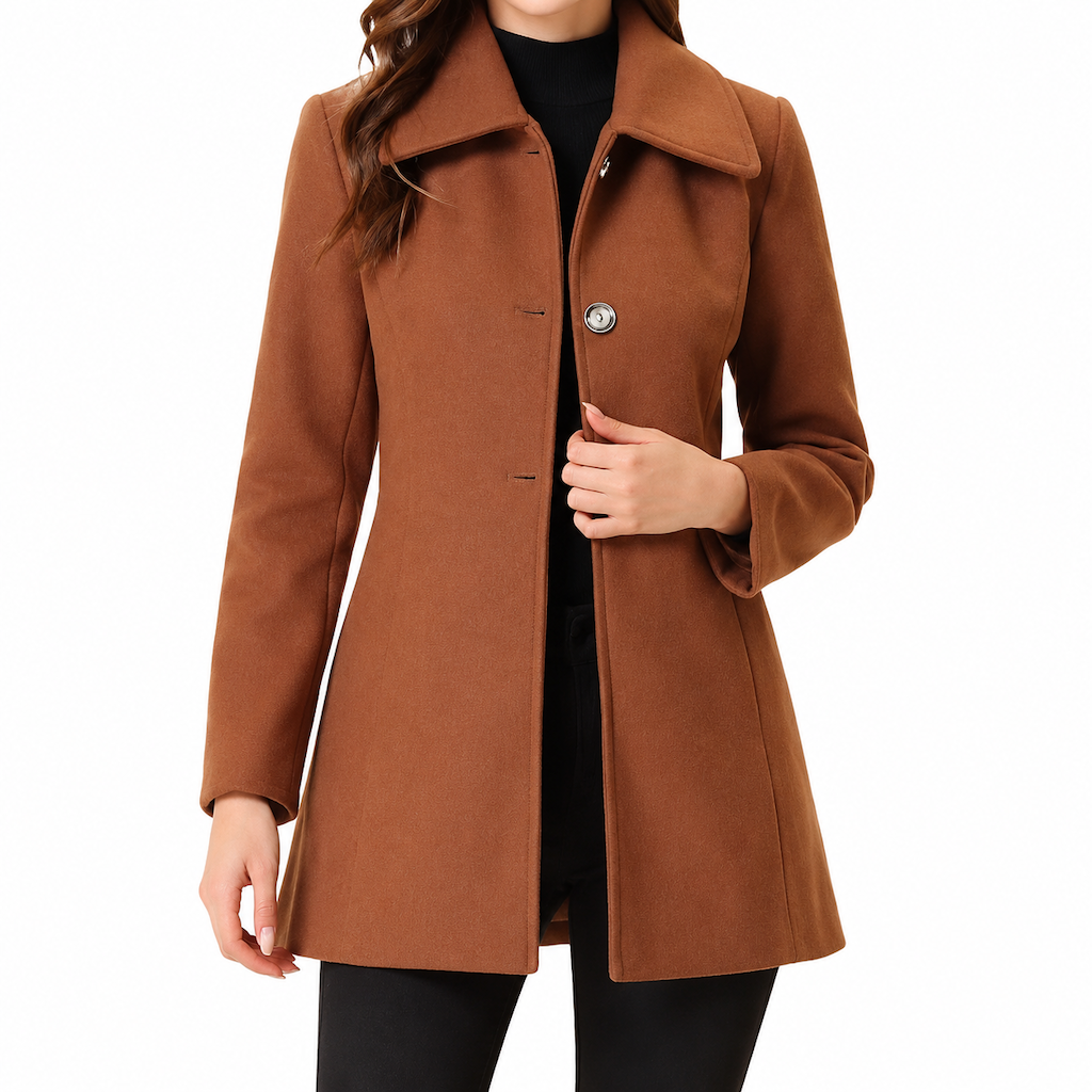🚚 Fri frakt på just den här produkten!  📢🎉50 % rabatt!!!🛍️✨Elegant trenchcoat i medeltida rutmönster för damer, perfekt för både höst och vinter-12