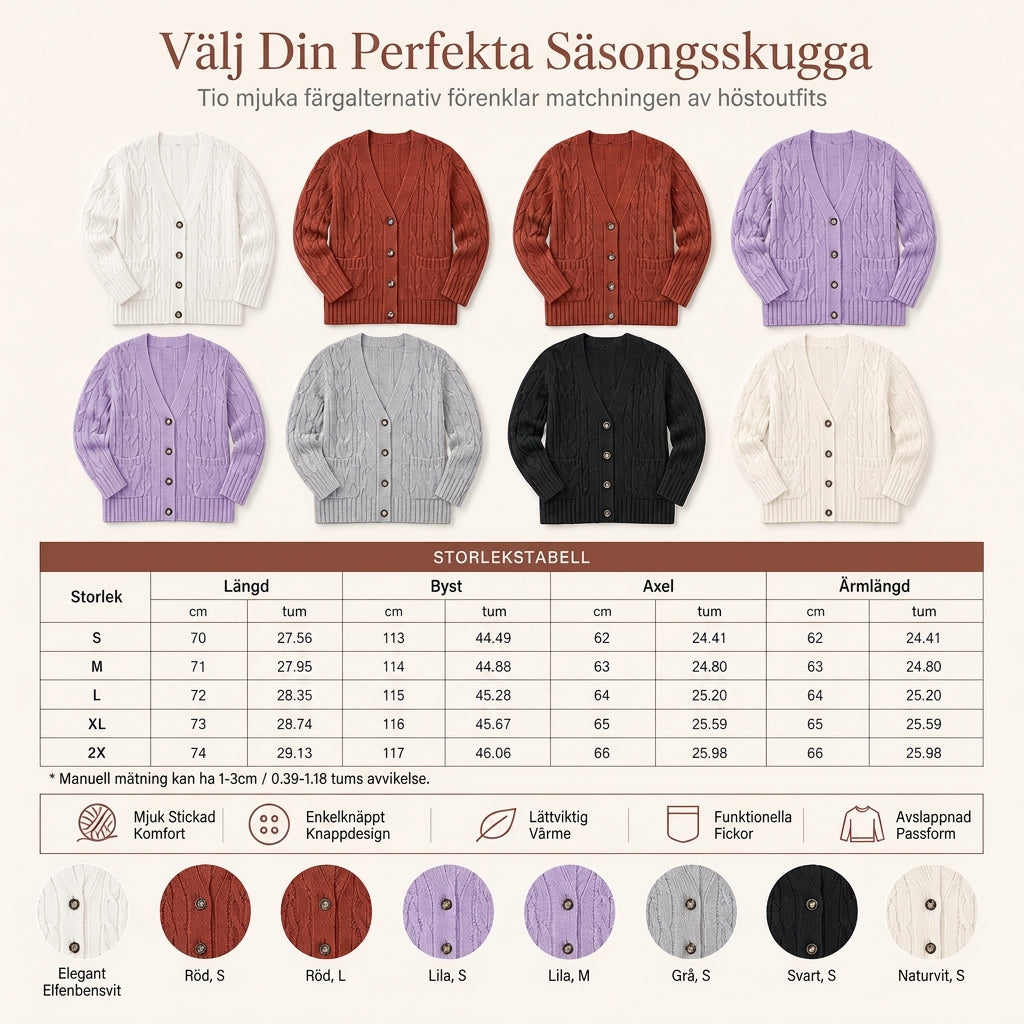 🍂 50 % RABATT! 🔥 Midi-tröja i stickat för dam – mjukt och varmt tyg, perfekt för höstlooker 👗✨-7