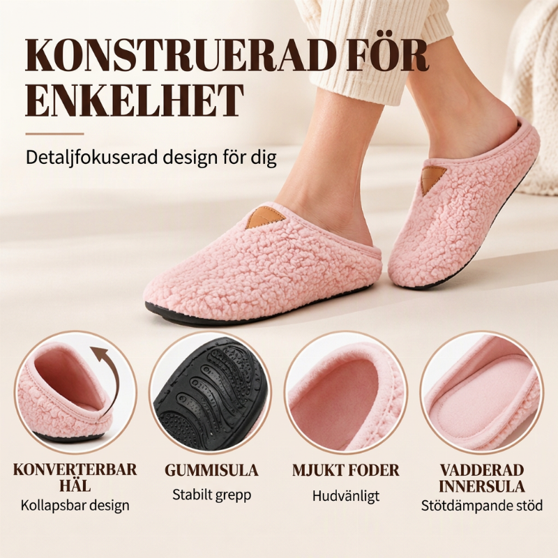Lätta, mysiga och varma tofflor för både män och kvinnor-1