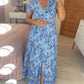 👗2024 Nowe sukienki w kwiaty z dekoltem w serek