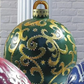 Zewnętrzna świąteczna nadmuchiwana ozdobna piłka-12
