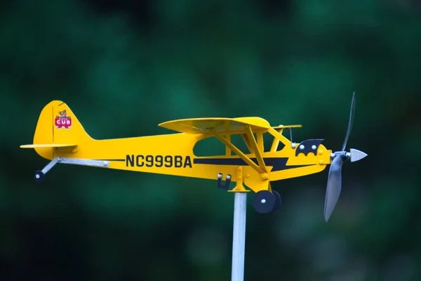 Piper J3 Cub Samolot Weathervane - Prezenty dla miłośników latania-3