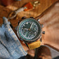 Wielofunkcyjny męski zegarek kwarcowy z chronografem i wodoodporną datą