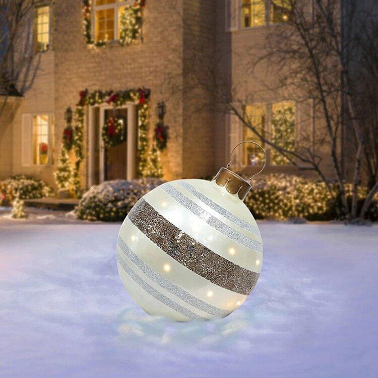 Zewnętrzna świąteczna nadmuchiwana ozdobna piłka-1