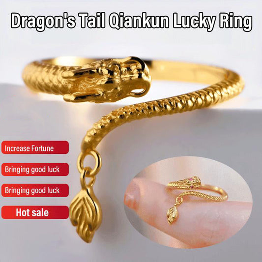 2024 Qiankun Dragon Tail Lucky Ring