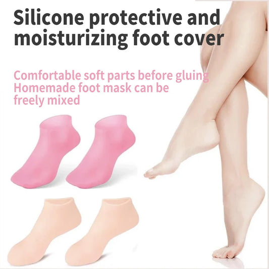 Nawilżające silikonowe skarpetki złuszczające do pielęgnacji skóry stóp