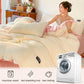 ✨Regalo cálido🎁Juego de ropa de cama de color sólido premium