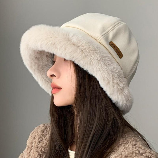 💖💖Najlepszy prezent dla niej - modna damska czapka rybacka wyściełana na zimno