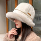💖💖Najlepszy prezent dla niej - modna damska czapka rybacka wyściełana na zimno
